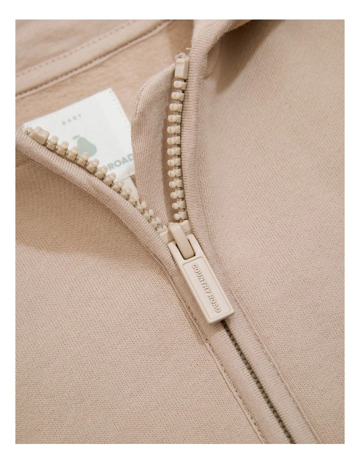 Soft Touch Sweat Top in Mushroom