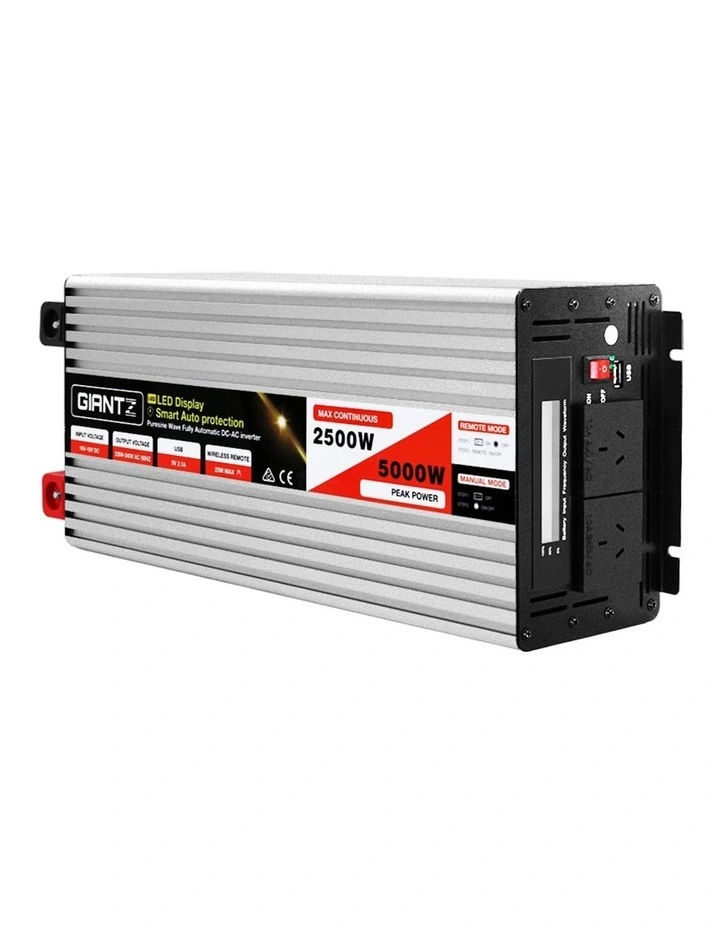 Power Inverter 12V to 240V 2500W/5000W