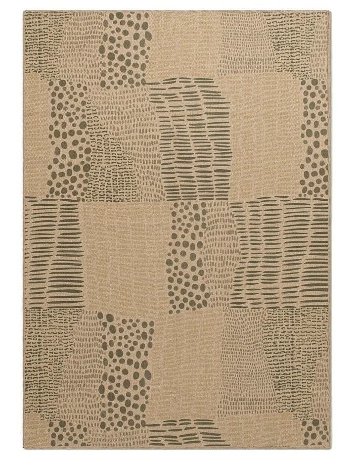 Quilt Washable New Jute Area Rug in Green