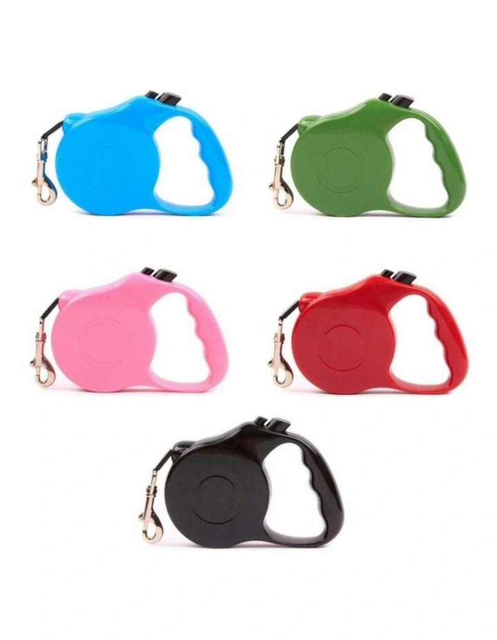3 Metre Strong Retractable Dog Leash in Multi