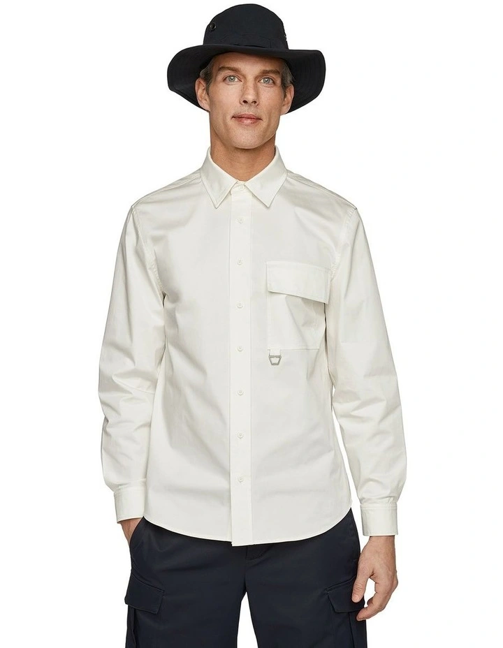 Organic Correspondent Shirt in White