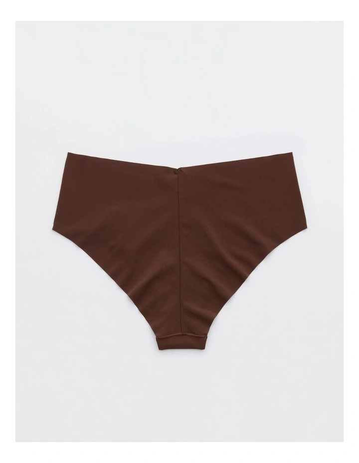 Smoothez No Show Cheeky Underwear in Dark Maple