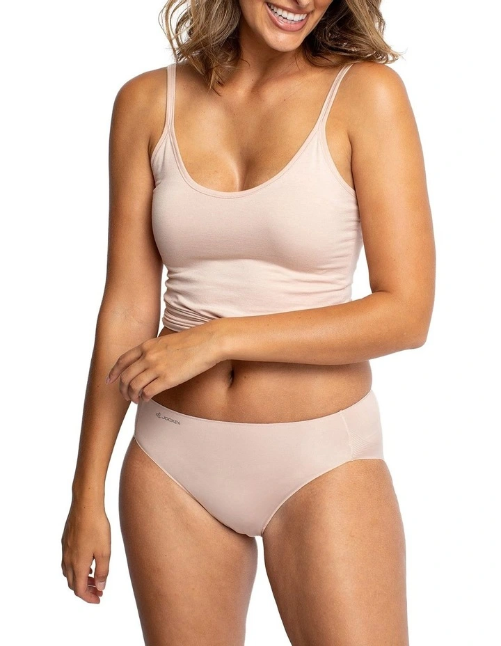 Next Gen High Cut Brief in Beige