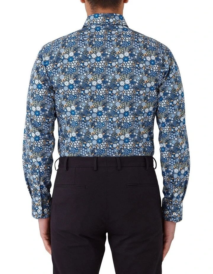 Prahran Modern Fit Shirt in Navy