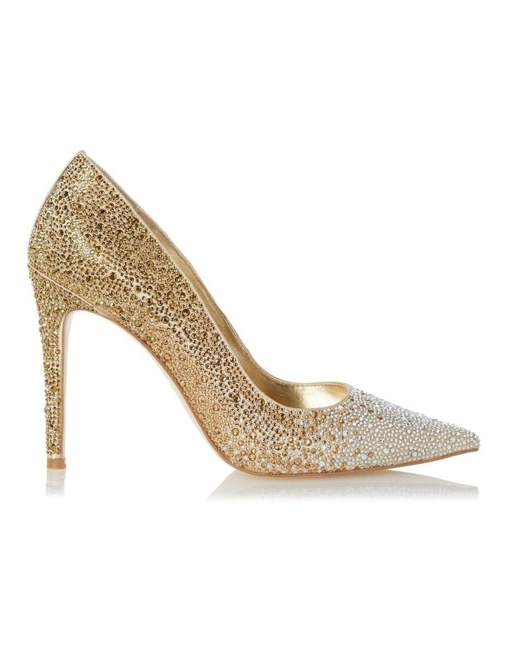 Bedazzler Stilettos In Silver
