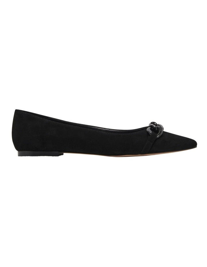 Brinks Shoes in Black Suede