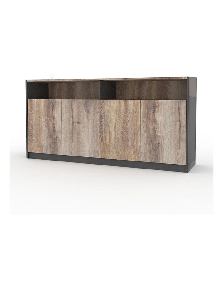 Arto Credenza Cabinet Large 1.57M Mahogany
