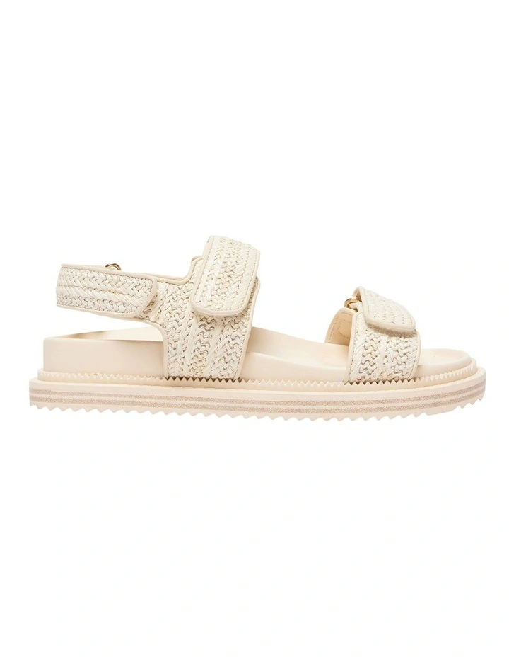 Bronte Sandals in Natural Raffia
