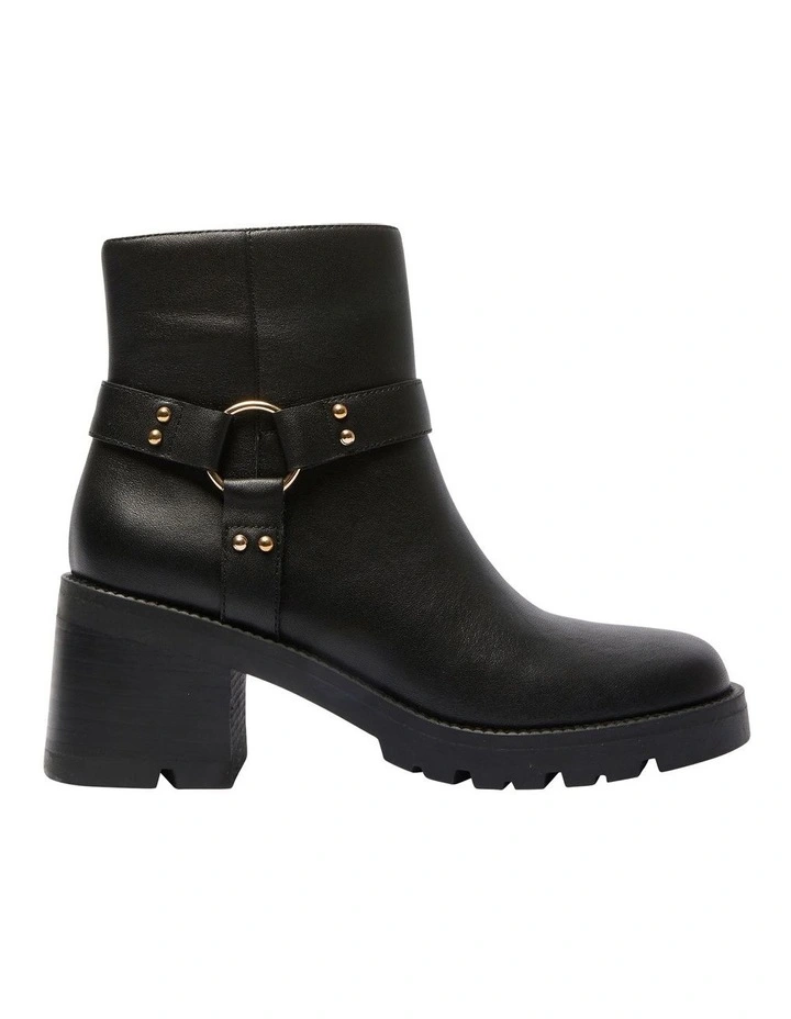 Morgan Boots in Black Leather