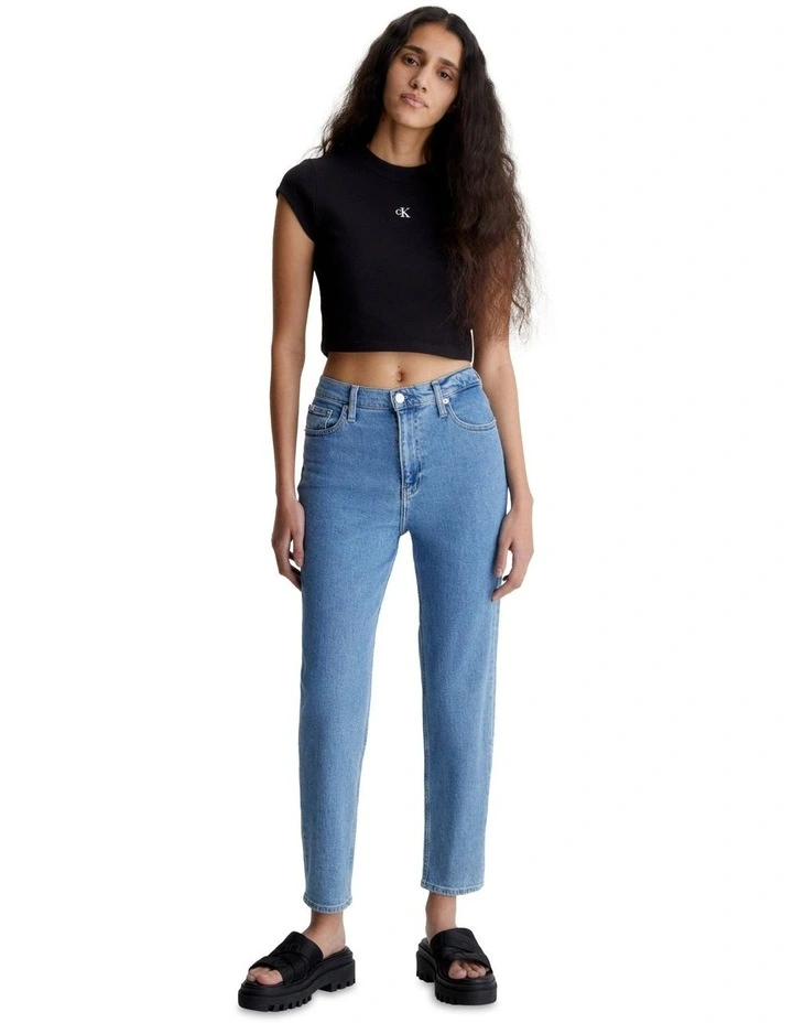 Mom Jean in Denim Medium