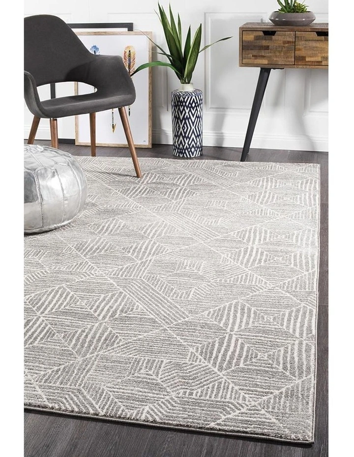 Oasis Kenza Contemporary Silver Rug