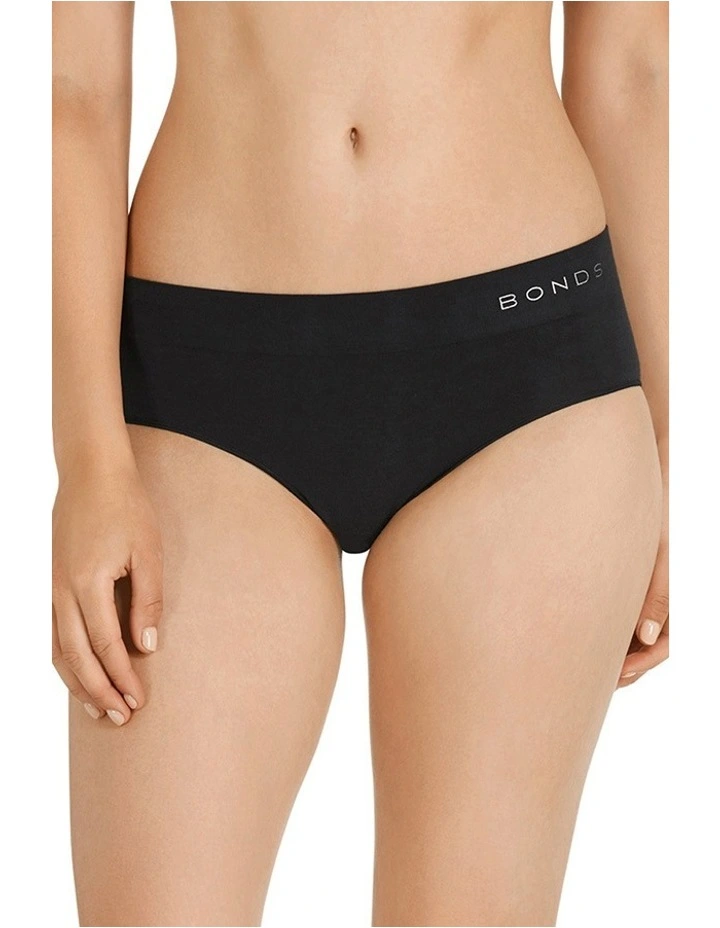 Seamless Midi Brief in Black