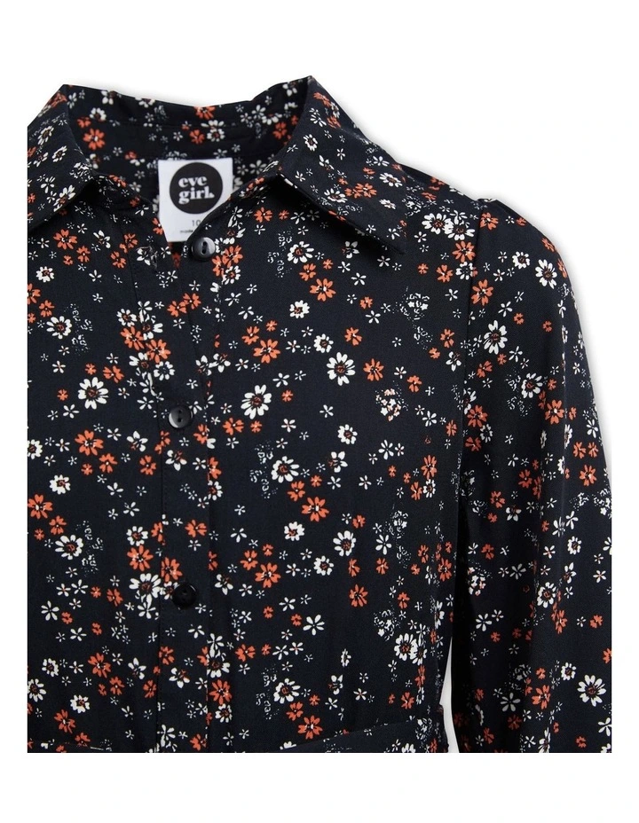Morrigan Long Sleeve Dress (8-16 Years) in Print