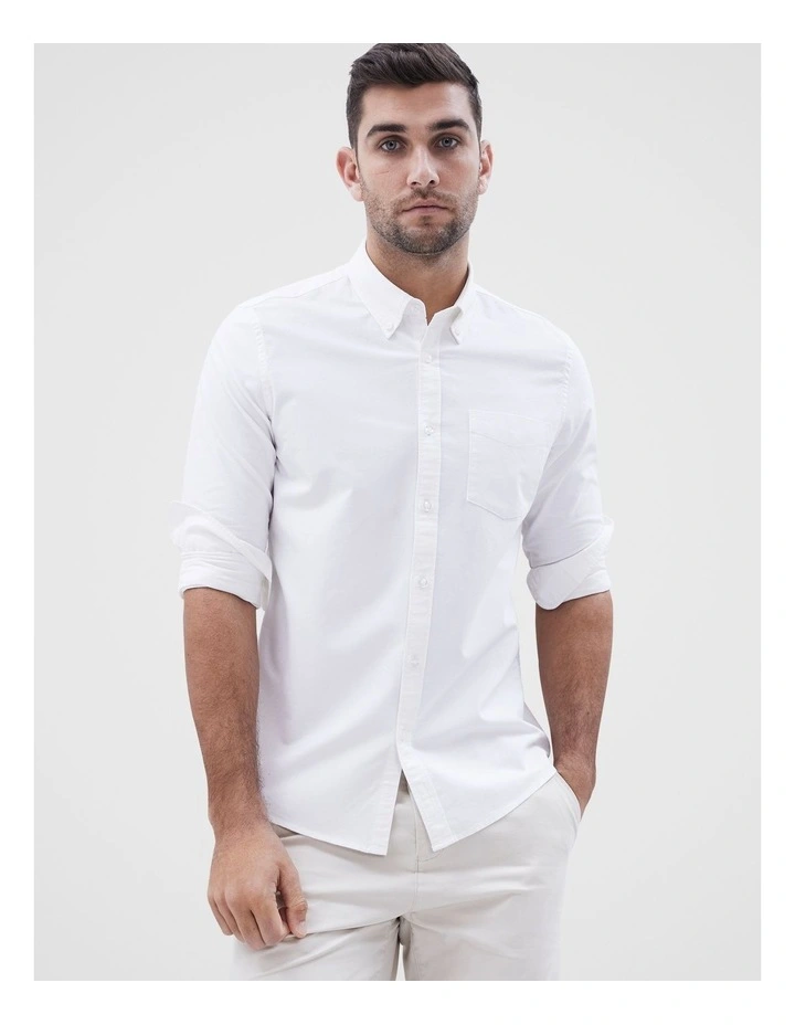 Oxford Slim Fit Shirt in White