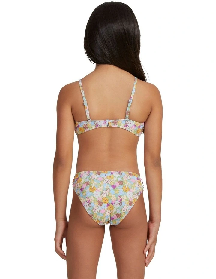 Nostalgic Seaside Two Piece Bralette Bikini Set (7-16 Years) in Yellow