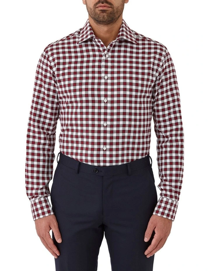 Giorgio Tailored Shirt in Bordeaux