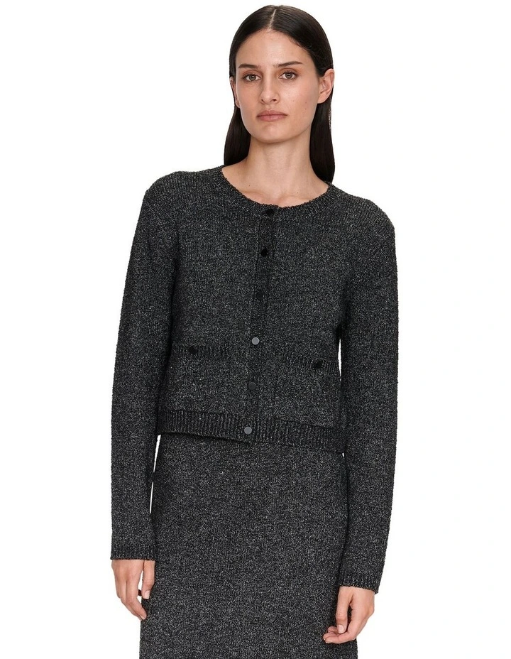 Boucle Knit Cardigan