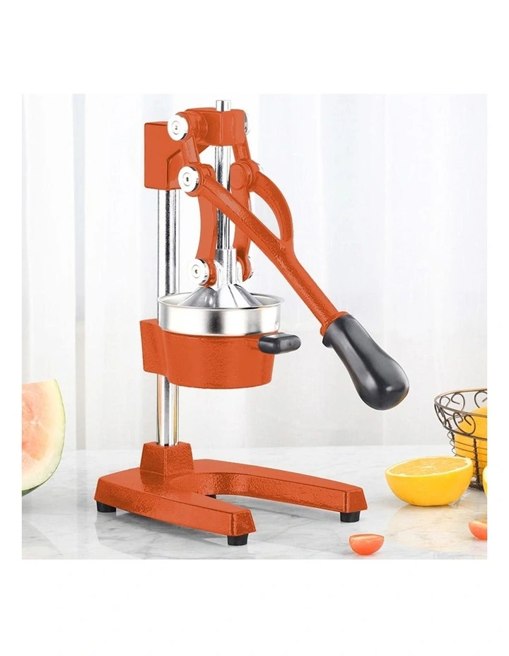 Commercial Manual Juicer in Citrus Orange