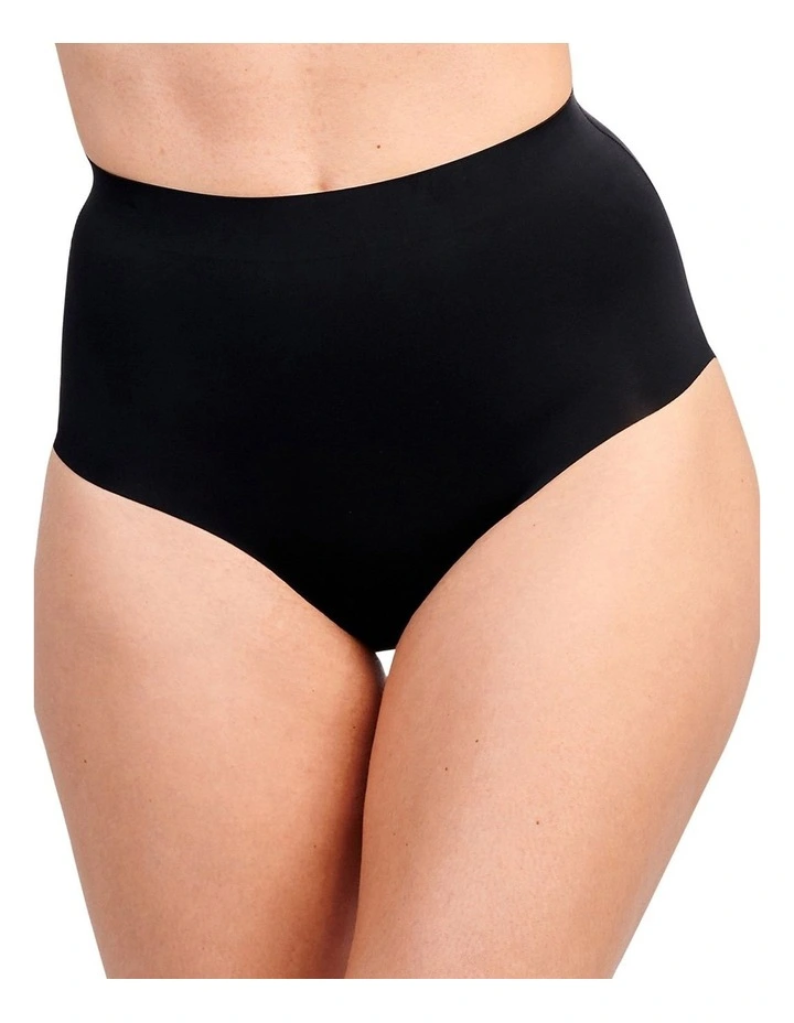 Perfect Touch Seamless High Waist Shaping Brief in Black