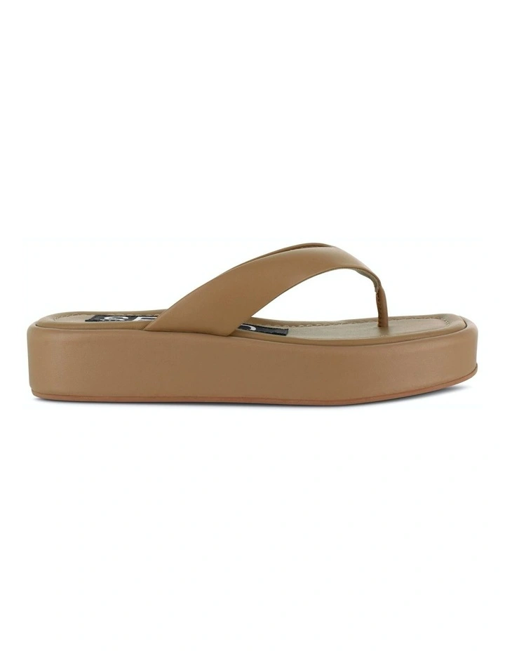 Xolani Flat Sandals in Camel