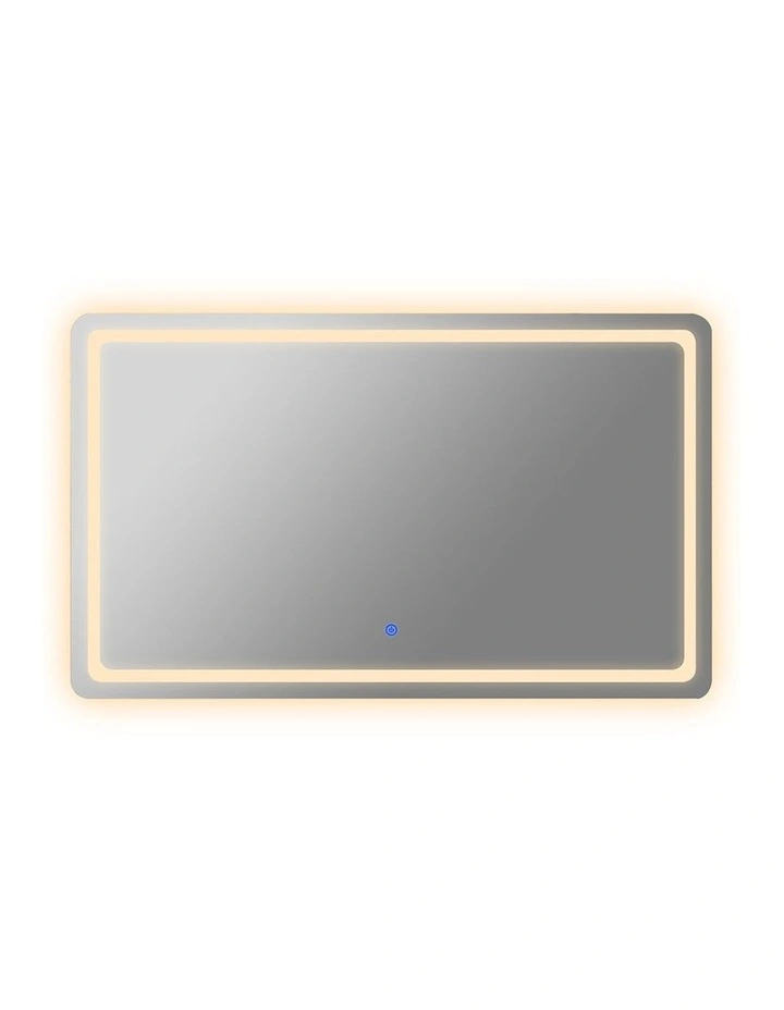 LED Anti-Fog Bathroom Makeup Light Wall Mirror100x70cm in Clear