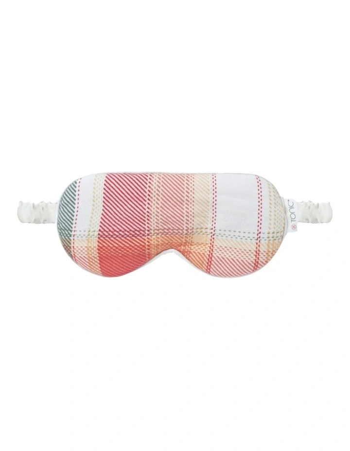 Flannel Check Eye Mask in Multi