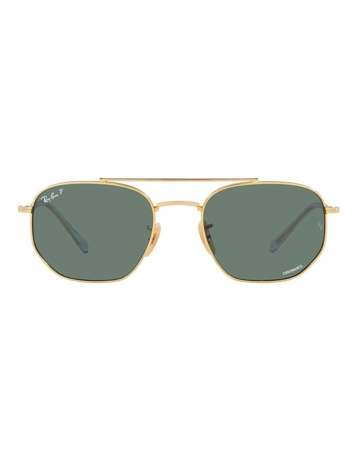 RB3707 Polarised Sunglasses in Gold