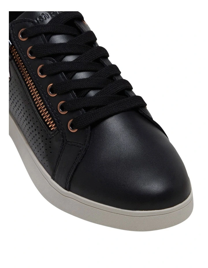 Mimosa Perf Sneaker In Black/Copper