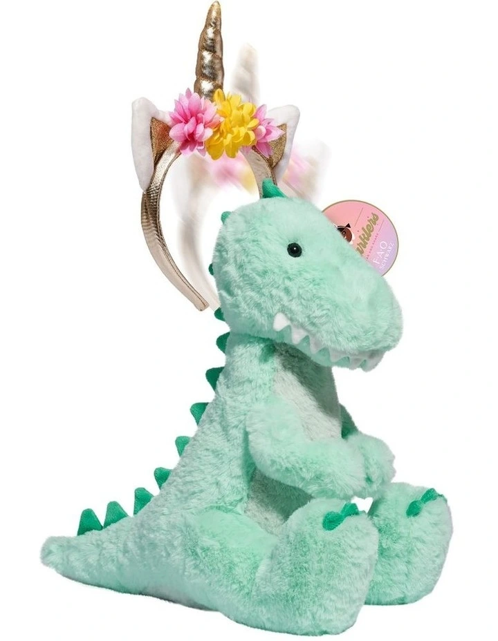 Plush T-Rex 12inch with Fantasy Headband