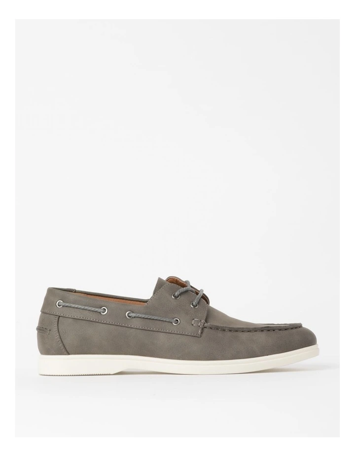 Bram Boat Shoe in Grey