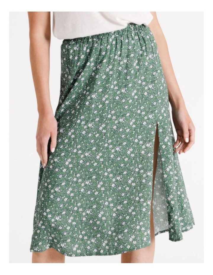 Judy Midi Skirt in Green