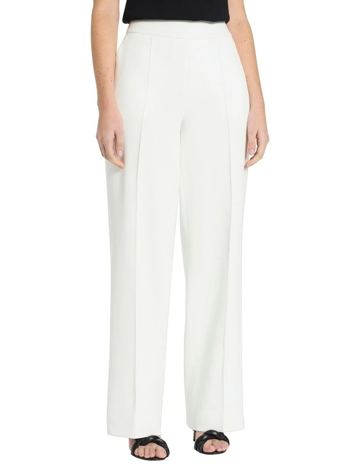 Dany Straight Leg Pant in Ivory