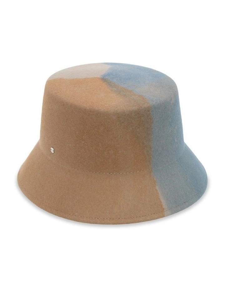Roya Wool Bucket Hat in Ocean Mix