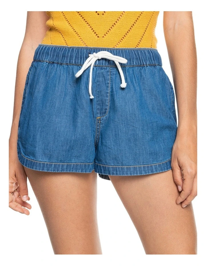 New Impossible Denim Shorts in Blue