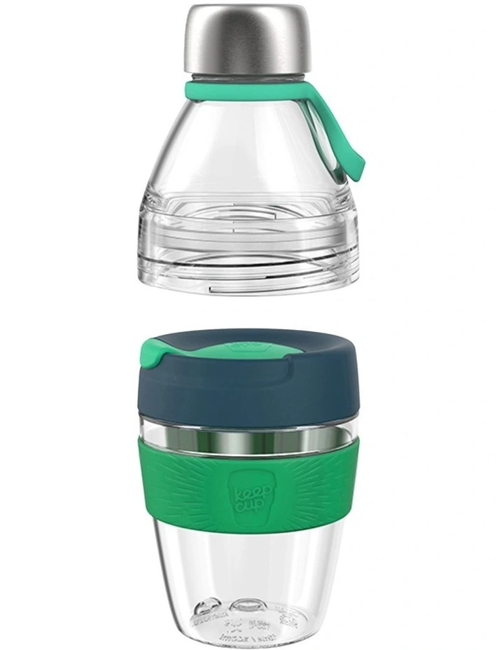 Medium Helix Cup-to-Bottle Kit 12/18oz in Green