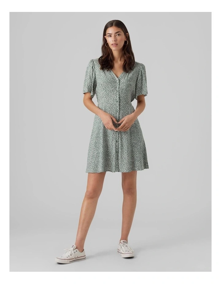 Alba Printed Dress in Laurel Wreath Joey D