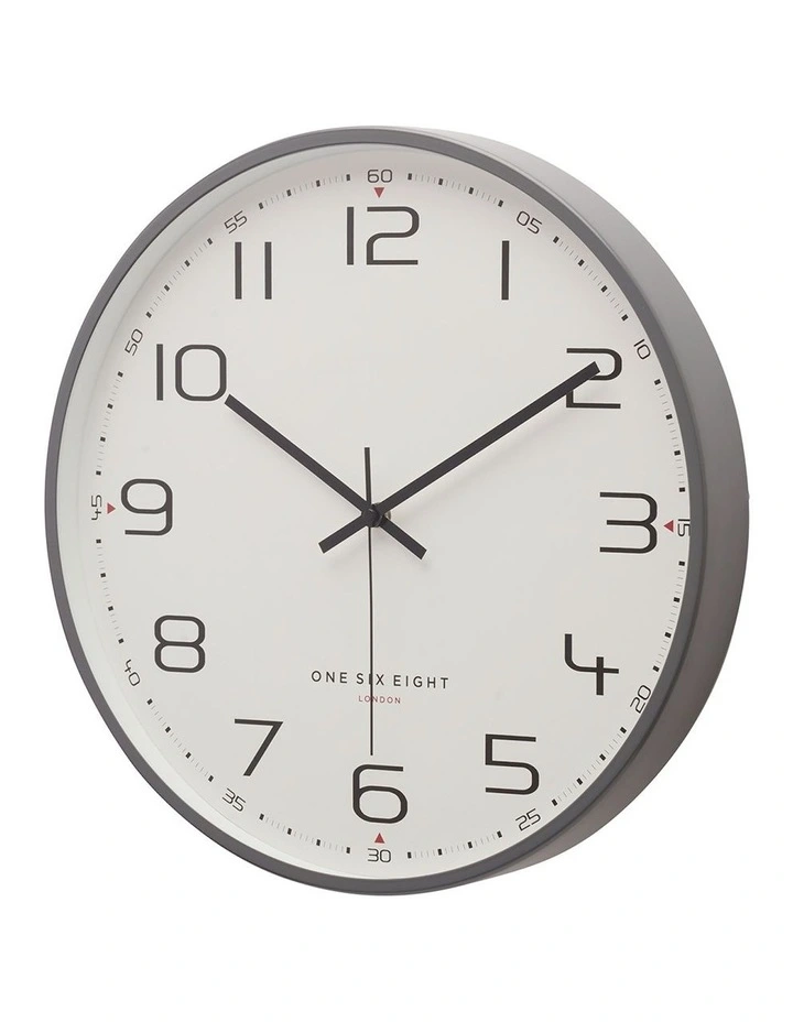 Carmen Cool Grey 40Cm Silent Wall Clock