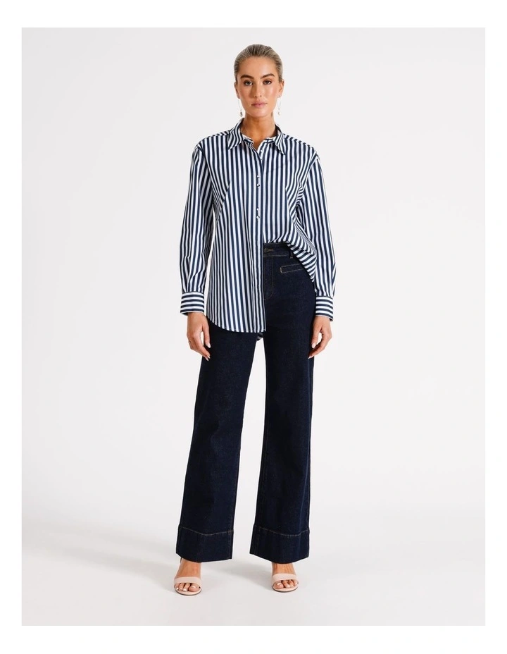 Organic Cotton Oversized Shirt in Assorted