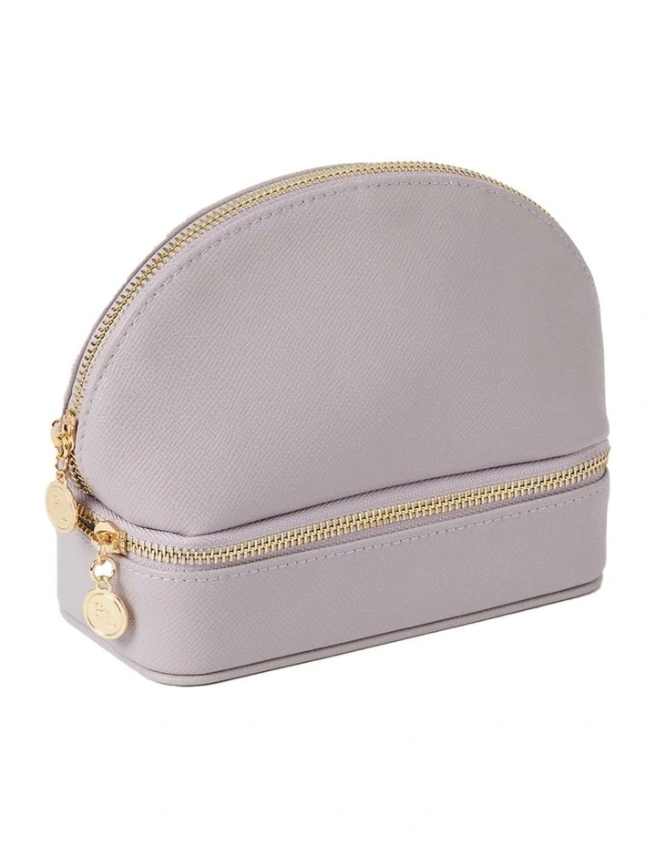 Amara Cosmetic & Jewellery Holder Case in Lilac