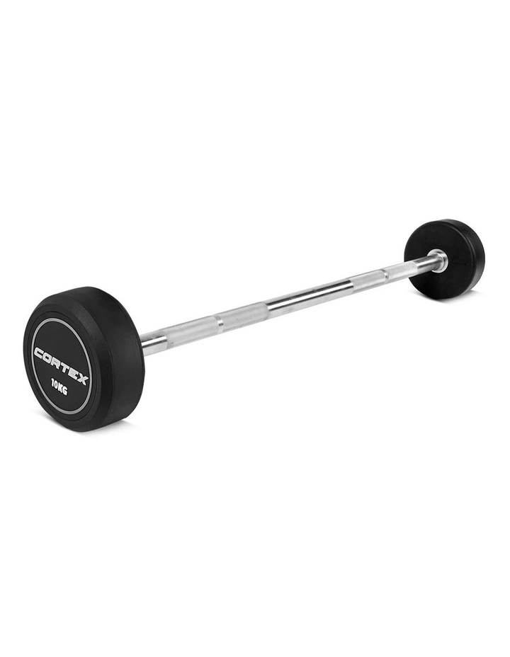 Alpha Series Fixed Barbell Set 100kg in Black
