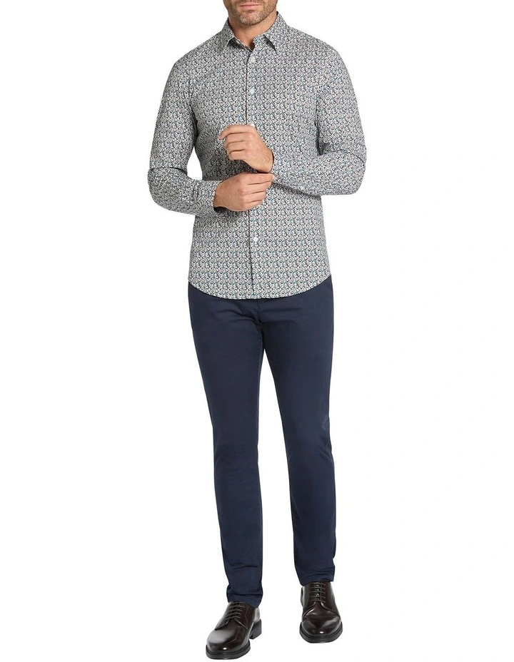 Jarrad Long Sleeve Shirt in Autumn/Multi