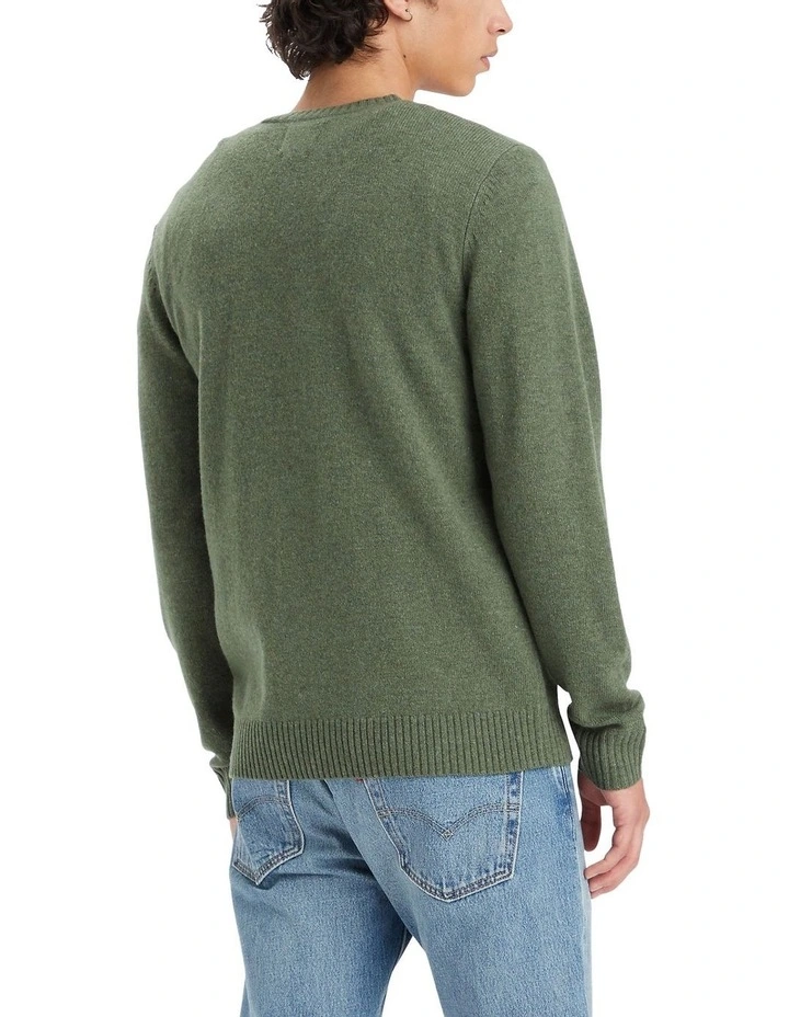 Original Housemark Sweater in Olive Heather
