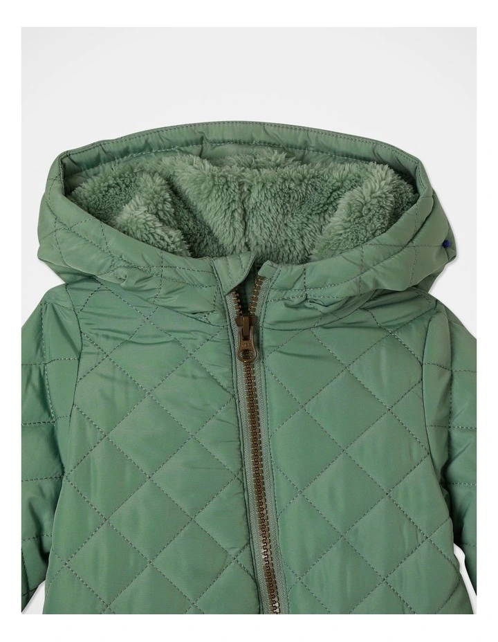 Kai Zip-Through Coverall in Green