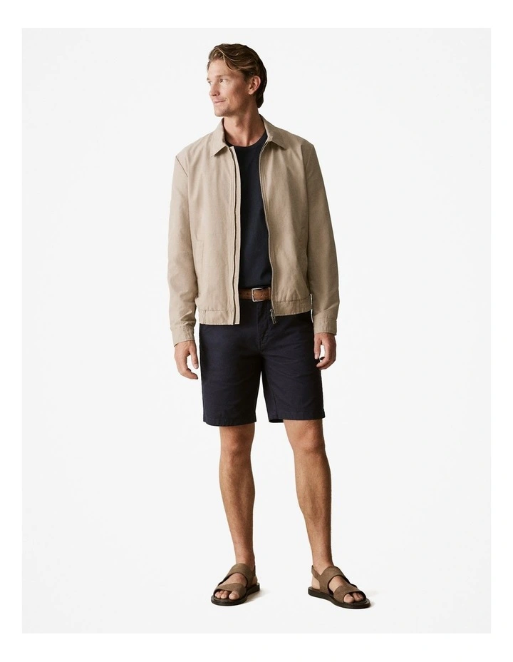 Technical Windbreaker in Latte