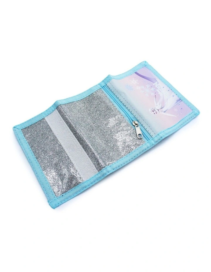 Disney Kids Glitter Velcro Wallet in Multi