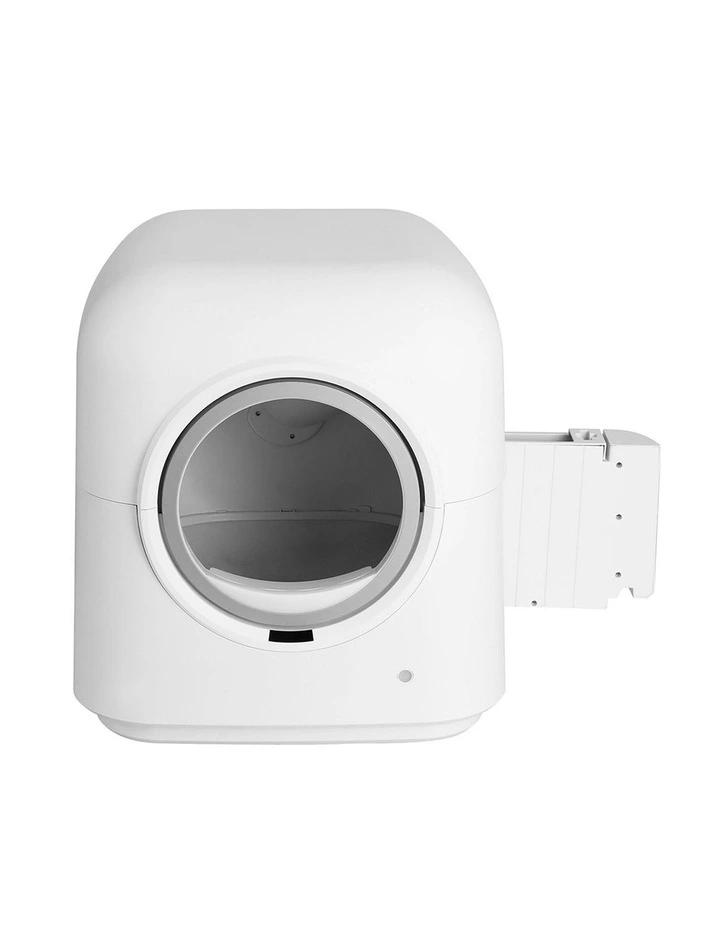 Automatic Cat Litter Box in White