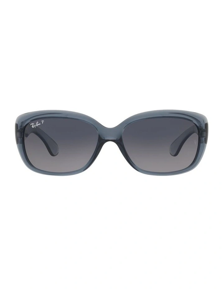 Jackie Ohh Transparent Blue Polarised Sunglasses