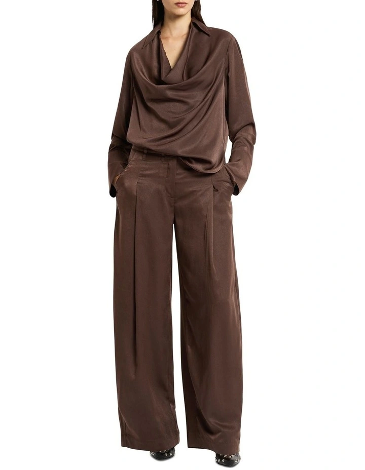 Sweet Disposition Pant in Carob