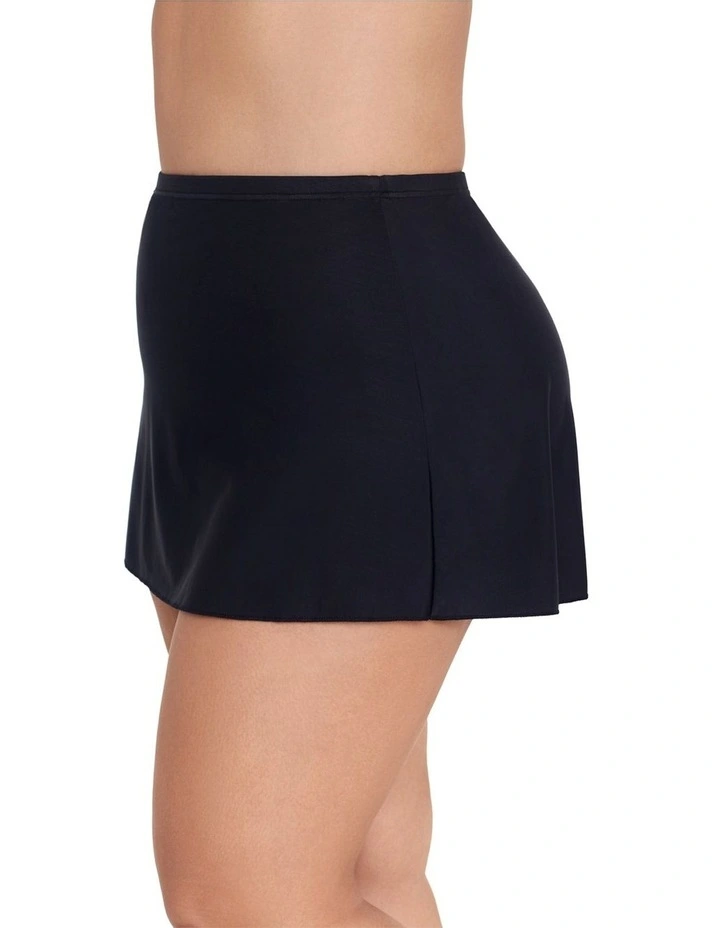 Skirted Shaping Bikini Bottoms PLUS in Black