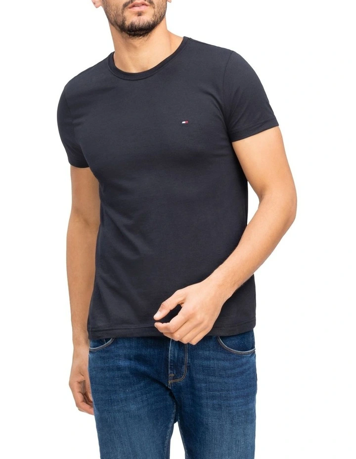 Essential Cotton Tee in Black